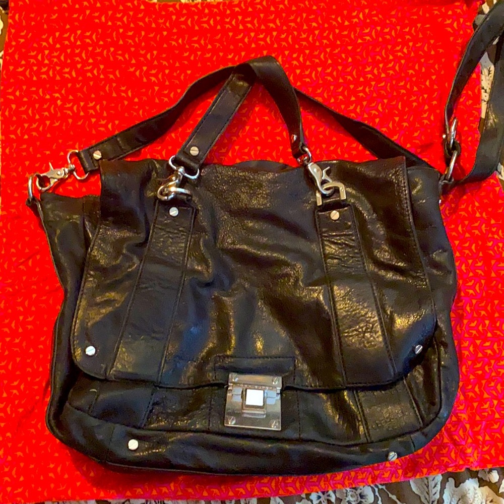Tory Burch Black messenger bag